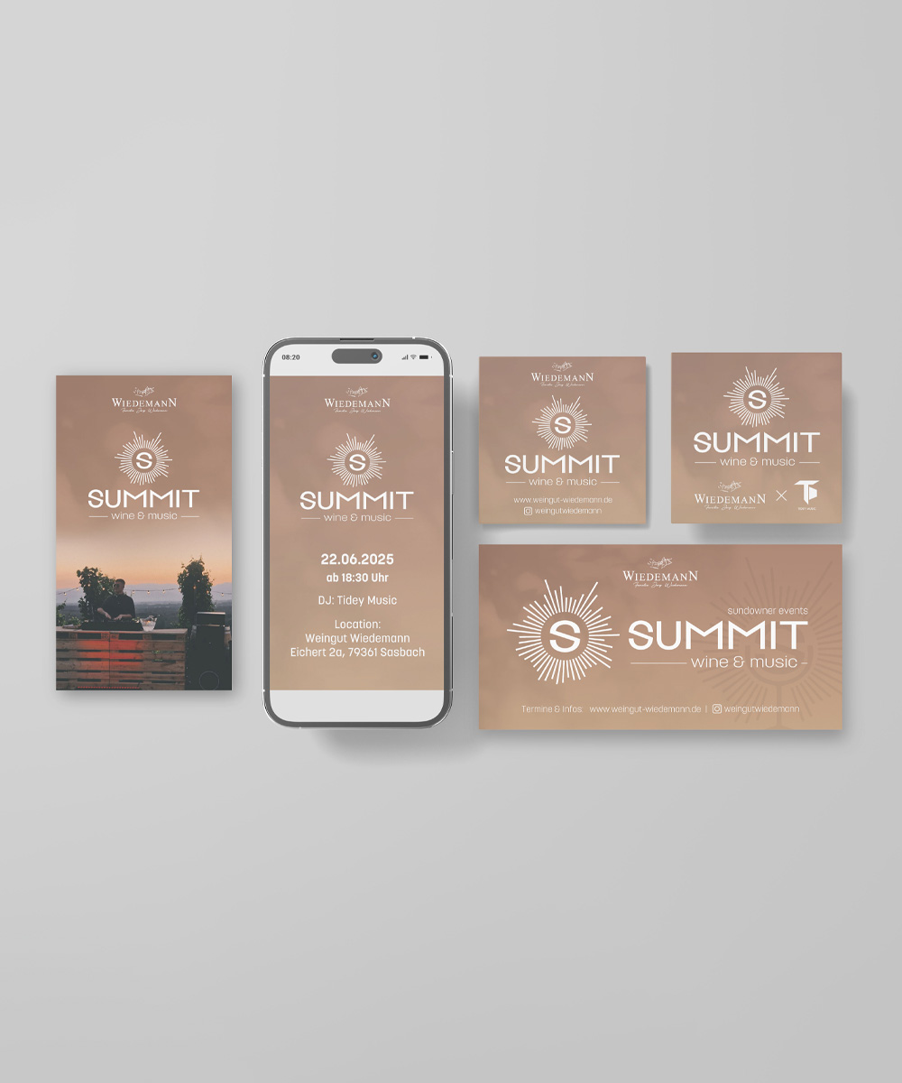 Referenz Weingut Wiedemann / Summit